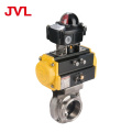 JL manual Pneumatic sanitary butterfly valve